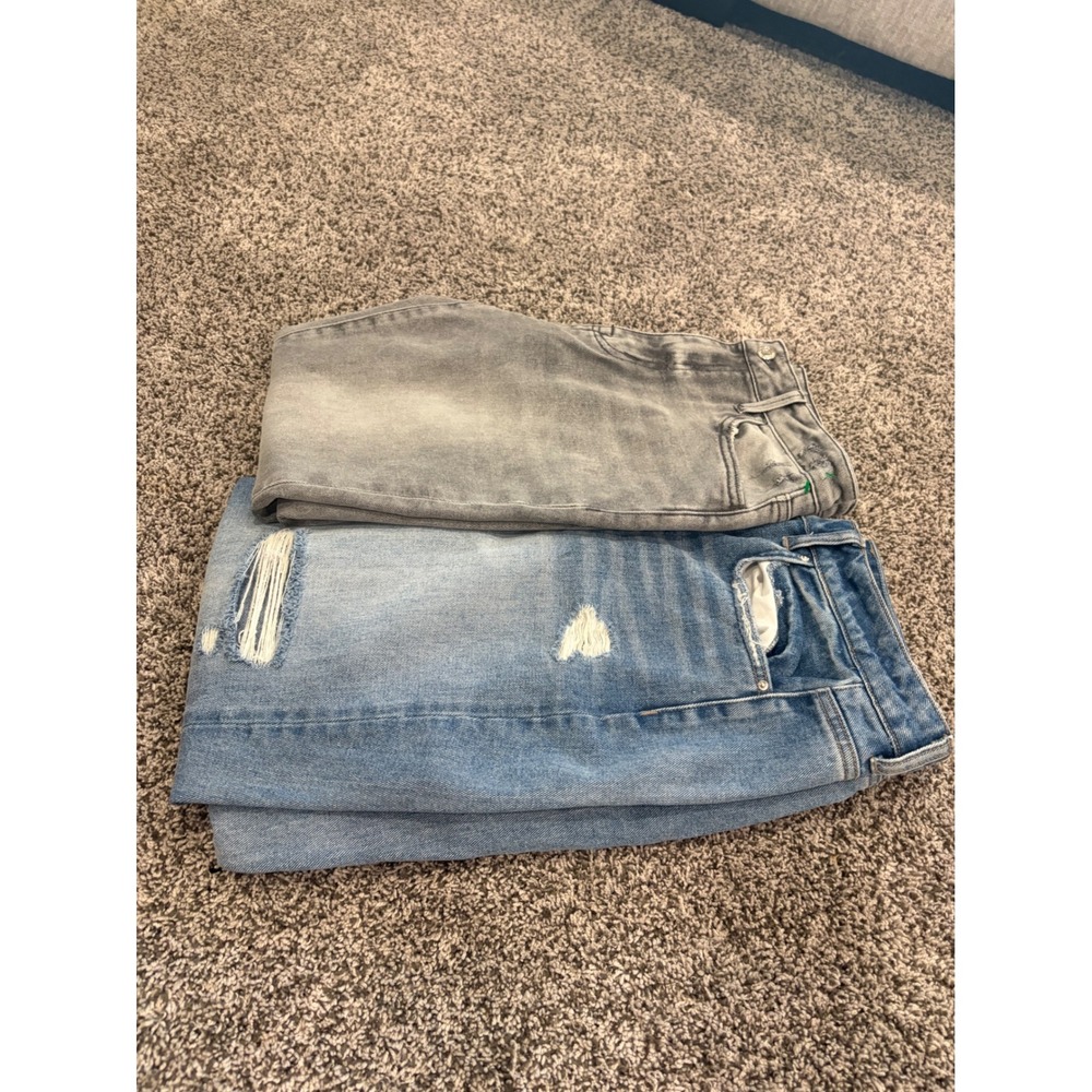 Mica & Vervet Blue Distressed and Black Denim Jeans Bundle of 2 Women's Size 29 - Picture 4 of 9